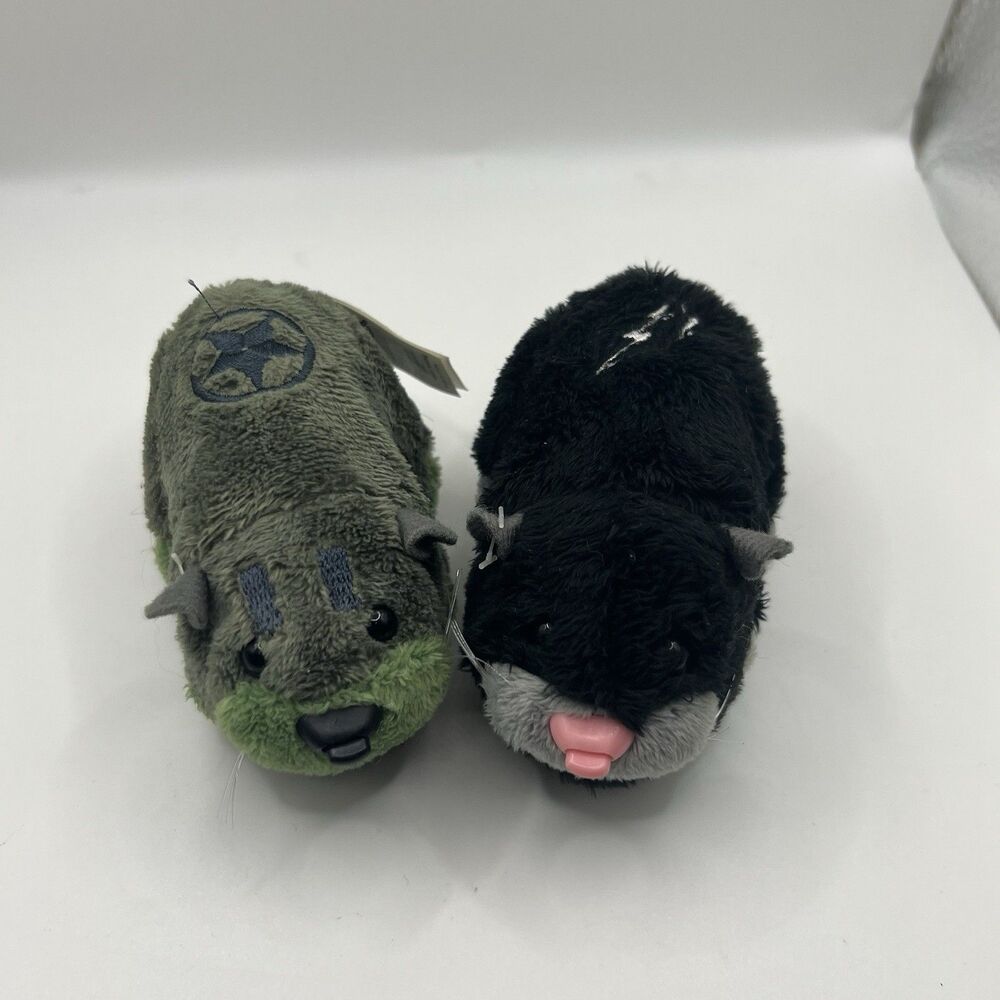 Zhu Zhu Pets, Rocky And Rivet Captain Interactive Hamsters Tested Working
